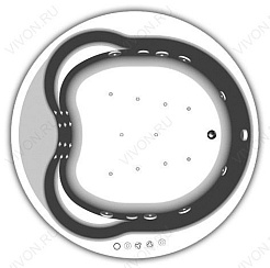 Kolpa San  Комплект гидро-аэромассажа Kolpa San Opera Elite Magic (массаж: боковой, спины, аэромассаж magic) – фотография-1