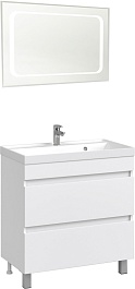 Водолей Мебель для ванной Best 70 белая – фотография-1
