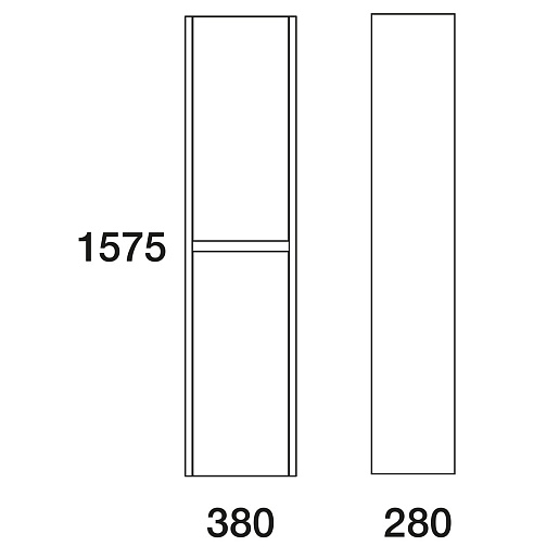  Пенал для ванной Белль 38 – фотография-2