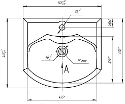 Акватон Мебель для ванной Бекка Pro 50 с зеркалом белая/дуб сомерсет – фотография-12