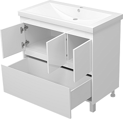 Misty Тумба с раковиной Алиса 90, 1 ящик, напольная – фотография-5