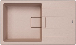 Florentina Мойка кухонная Ривьера 860 песочная – фотография-1