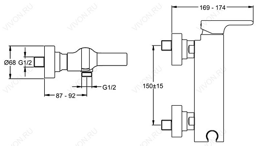 Jacob Delafon Смеситель Singulier E10869-CP – фотография-2