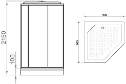 Parly Душевая кабина Penta P91B – фотография-11