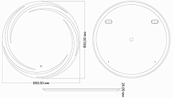 Mixline Зеркало Беатрис 80 – фотография-3