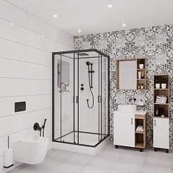 Niagara Душевая кабина  NG-6901-01Q BLACK – фотография-2