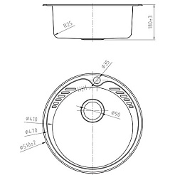 Iddis Мойка из нержавеющей стали Suno SUN51P0i77 полированная – фотография-4