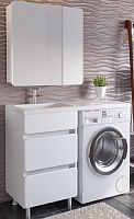 Stella Polare Мебель для ванной Корделия 110 L под стиральную машину белая