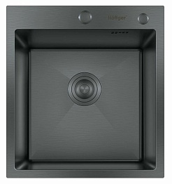 Hoffger Мойка для кухни 4550 Black – фотография-1