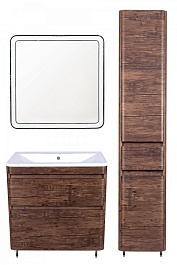 Style Line Тумба с раковиной напольная Атлантика 80, Люкс старое дерево, PLUS – фотография-9