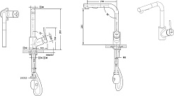 Bravat Смеситель для кухни Affability F7172217CP-3 хром – фотография-2
