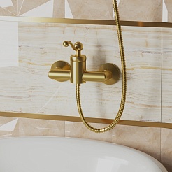 Paini Смеситель для душа Duomo 88PJ511 брашированное золото – фотография-3