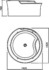 Appollo Акриловая ванна "АТ-9086" – фотография-6