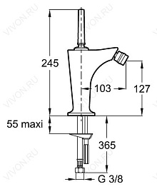 Jacob Delafon Смеситель Margaux E16224-4-CP – фотография-2