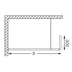 Roltechnik Душевое ограждение WALK C/1500 – фотография-2