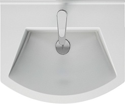 Водолей Мебель для ванной Адам 55 R белая – фотография-8