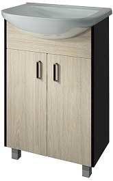 Какса-а Мебель для ванной Карлос 65 дуб сантана/венге – фотография-3