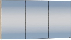 СанТа Зеркальный шкаф Марс 120 янтарное дерево – фотография-1