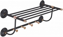 Art&Max Полотенцедержатель Sophia AM-2151-Nero/Br – фотография-1
