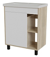 Mixline Тумба под раковину Милтон 70 дуб сонома/белый