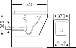 Grossman Унитаз подвесной GR-4440BMS черный матовый – фотография-5