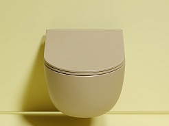 Ceramicanova Подвесной унитаз Modena Rimless CN6063MC капучино матовый – фотография-6