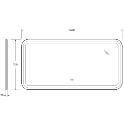 Cezares Зеркало Stylus 140 – фотография-10