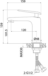 Iddis Смеситель для раковины Dash DASSB00i01 – фотография-6