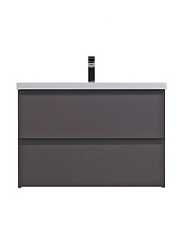 BelBagno Тумба с раковиной Kraft 75 подвесная Темно-Серый матовый с раковиной CZR-8070-75 – фотография-2