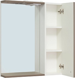 Runo Зеркальный шкаф Римини 65 R бежевый – фотография-2