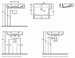 Керамин Раковина Сквэа 55 4810531139867 – фотография-3