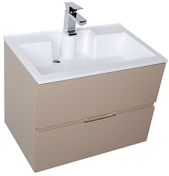 Aquanet Тумба с раковиной "Алвита 70" капучино – фотография-3