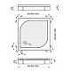 Relisan Душевой поддон "Square 100x100" – картинка-7