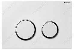 Geberit Кнопка смыва Sigma 20 115.778.KJ.1 с хромом – фотография-1