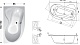 Ravak Акриловая ванна Rosa 95 160 L – картинка-10
