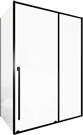 Allen Brau Душевой уголок Fantasy 150x90 3.11009.31/3.11013.31 чёрный матовый – фотография-1