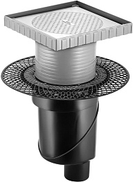 BERGES Wasserhaus Душевой трап Platz Keramik 150 093062 под плитку – фотография-1