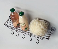 WasserKRAFT Полка-корзина с крючками "Donau  K-9415" – фотография-2