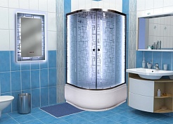 DTO Душевая кабина ЕМ4590 N (без крыши) LED – фотография-2