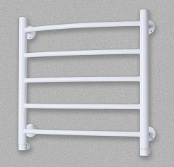 Domoterm Полотенцесушитель Калипсо П5 500x500 белый – фотография-2