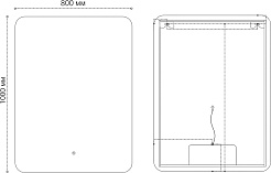 Grossman Зеркало Elegans-промо 80x100 – фотография-3