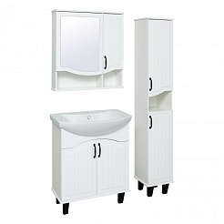 Runo Зеркало-шкаф для ванной Марсель 70 – фотография-5