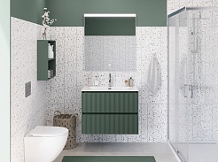 BelBagno Тумба под раковину Uno mini 80 подвесная Еловый матовый – фотография-10