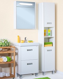 Бриклаер Мебель для ванной Палермо 55 – фотография-1