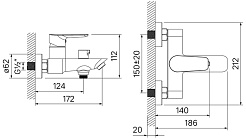Iddis Смеситель для ванны Cloud CLOWG02i02 – фотография-3