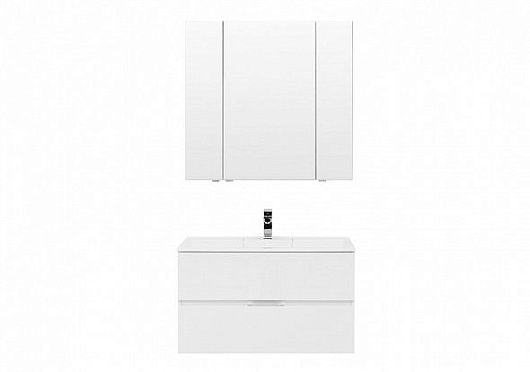 Aquanet Мебель для ванной Алвита 90 белая – фотография-4