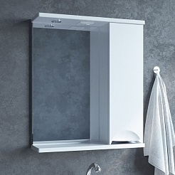 Mixline Мебель для ванной Этьен 58 R белая – фотография-8