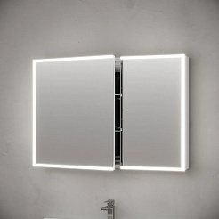 Sancos Зеркало-шкаф Evoke 100 с LED подсветкой SC80100 – фотография-2