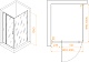 RGW Душевой уголок Passage PA-078B (PA-008B + Z-050-2B) 80x100 профиль черный стекло прозрачное – картинка-6