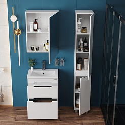 Onika Шкаф пенал Айленд 30 R белый – фотография-5